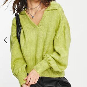 ASOS Oversized Sweater w Open Collar